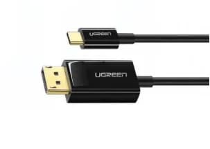 CABLU video Ugreen, "MM139" USB Type-C (T) la DisplayPort (T), 1.5m, rezolutie maxima 4K UHD (3840 x 2160) la 60 Hz, negru, "50994" - 6957303859948 — miniatură