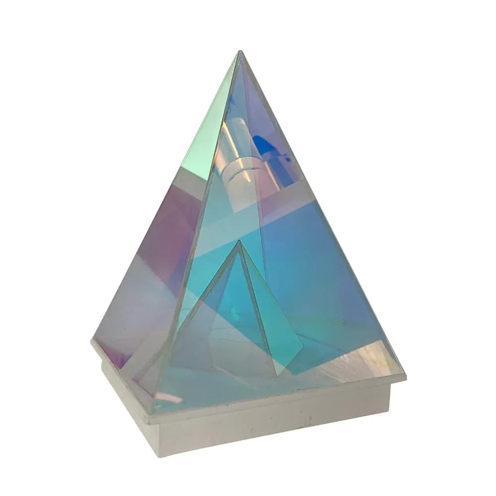 Lampă cu prismă 3D – Piramidă — miniatură