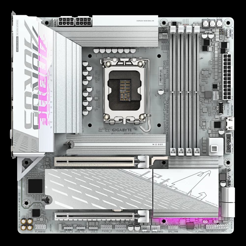 Placa de baza GIGABYTE B860M A ELT WF6E ICE "B860M A ELT WF6E ICE"