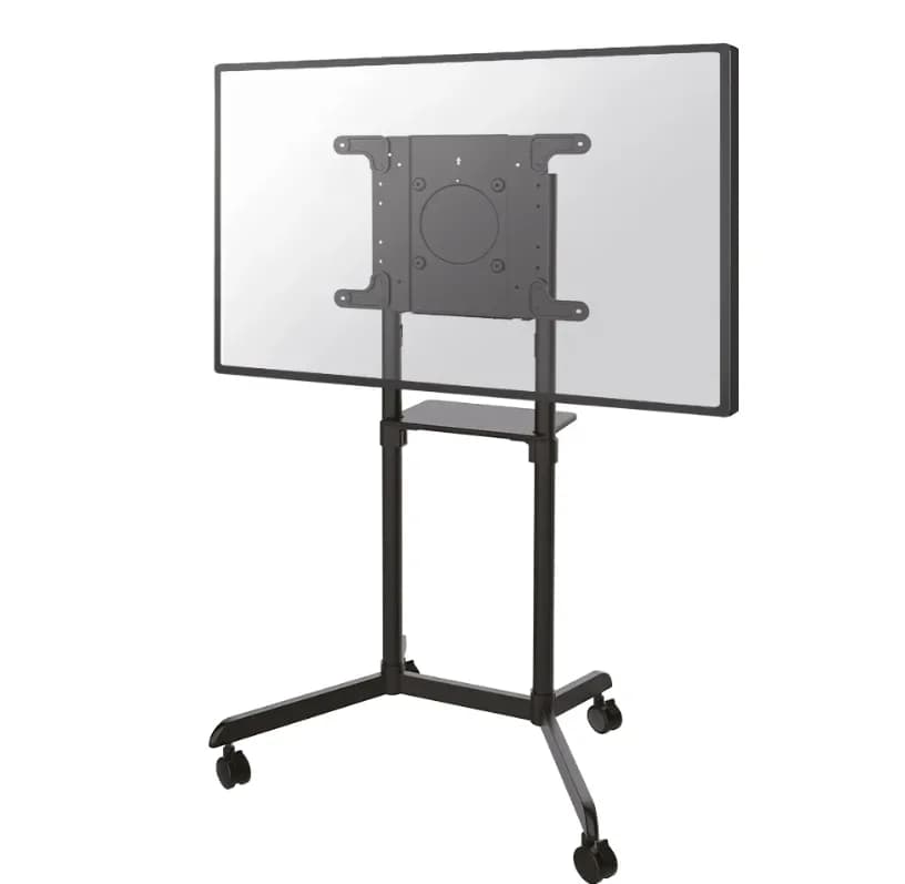 Stand mobil de podea, Neomounts by Newstar NS-M1250BLACK, 37"-70", VESA max. 600x400, suporta pana la 70kg, inclinatie 5°, rotatie 90°, negru