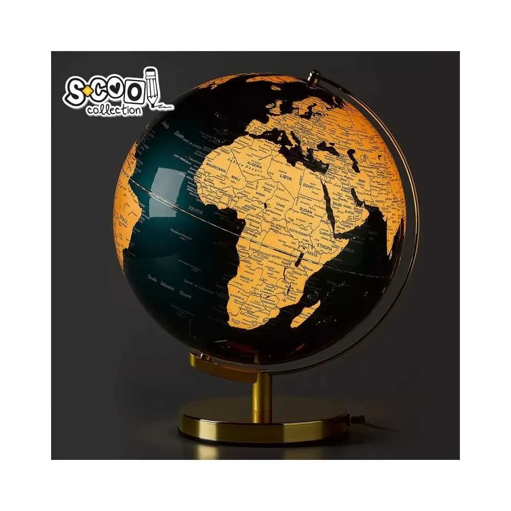 Glob pamantesc cu lumina, lux, 25 cm - S-COOL — miniatură