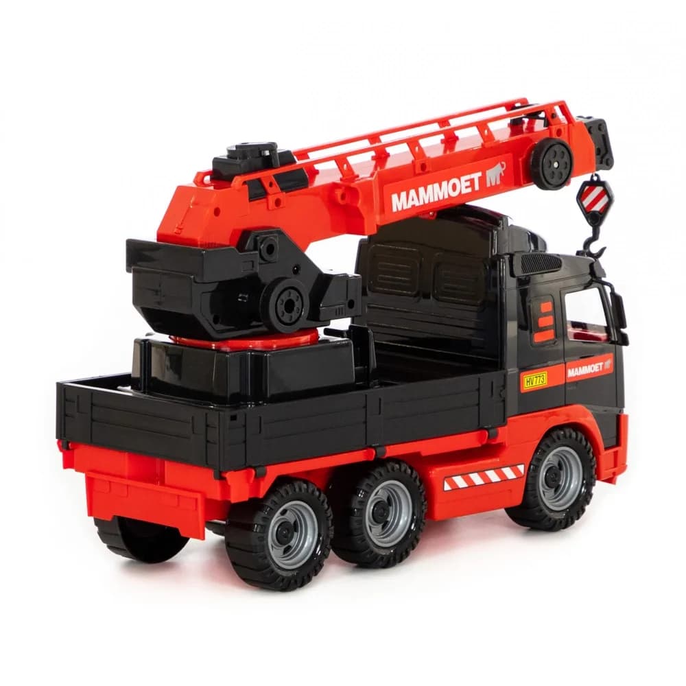 Camion cu macara - Mammoet, 49x19x31 cm, Polesie — miniatură