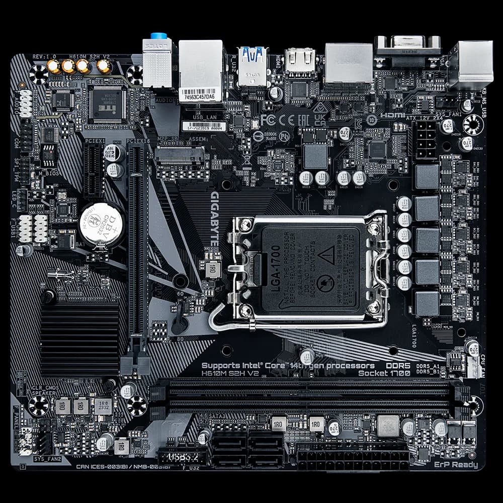 PLACI de BAZA Gigabyte "H610M S2H V2" — miniatură