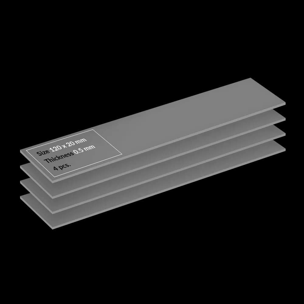 Set 4 buc Thermal Pad Arctic "TP-4", 120 x 20 mm 0.5mm grosime, densitate 3.4 g/cm3,"ACTPD00065A"