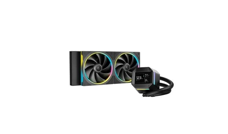 Cooler Procesor DeepCool LM240, Lichid, 12 cm, 2 ventilatoare, aRGB