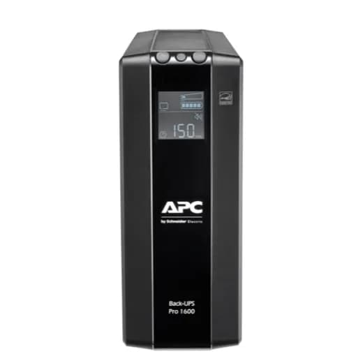 UPS APC "Pro BR", Line int., Tower, 960 W, AVR, IEC x 8, display LCD, back-up 11 - 20 min. "BR1600MI" — miniatură