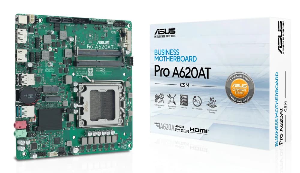 Placa de baza PRO B840M-B AMD B840 Socket AM5 mATX "90MB1L5M-M0EAYC" — miniatură