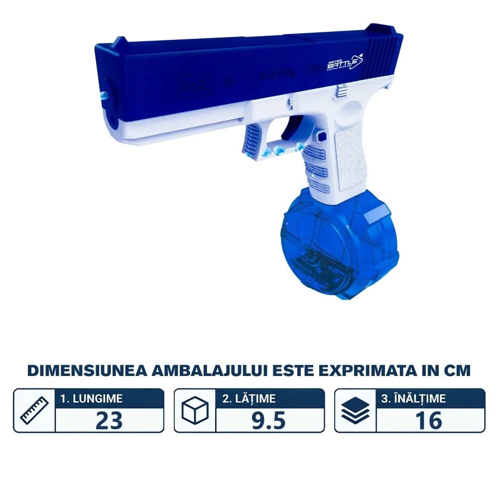 Pistol apa, automat, 23 cm — miniatură