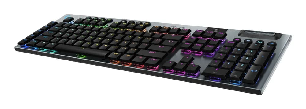 LOGITECH G915 X LIGHTSPEED Wireless Gaming Keyboard - BLACK - US INTL - 2.4GHZ/BT - EMEA28i-935 - CLICKY "920-012709" — miniatură