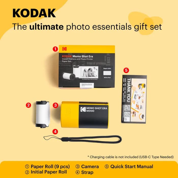 Camera foto instant Mini 1 ERA Kodak "KOCAMMS100Y" — miniatură
