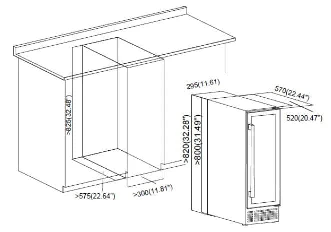 RACITOR DE VINURI HEINNER HRV-ABI56DRL20 — miniatură
