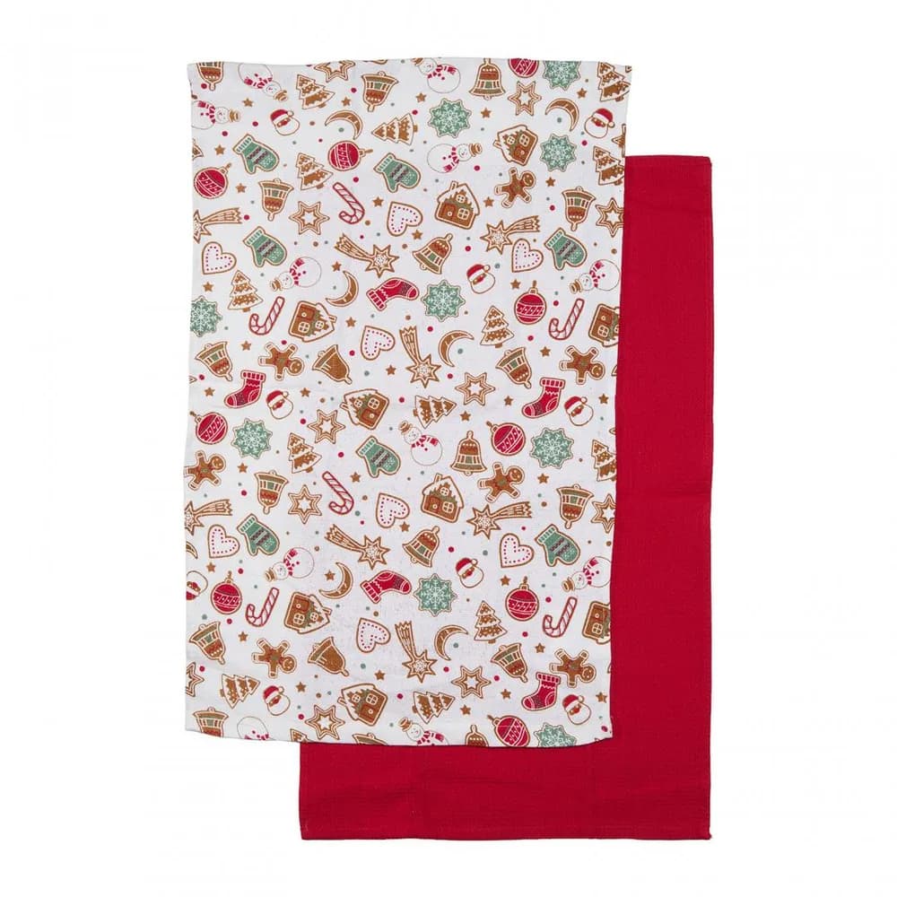 Set 2 prosoape de bucatarie, 38x63 cm — miniatură