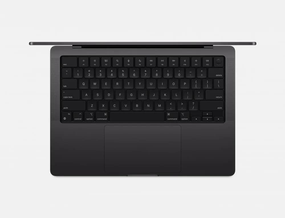 MacBook Pro 14.2"/Apple M5 (CPU 10-core, GPU 10-core, Neural Engine16- core)/24GB/1TB – Space Black – US English KB KB (No Adapter) - 2025 (Cto from MDE34RO/A) — miniatură