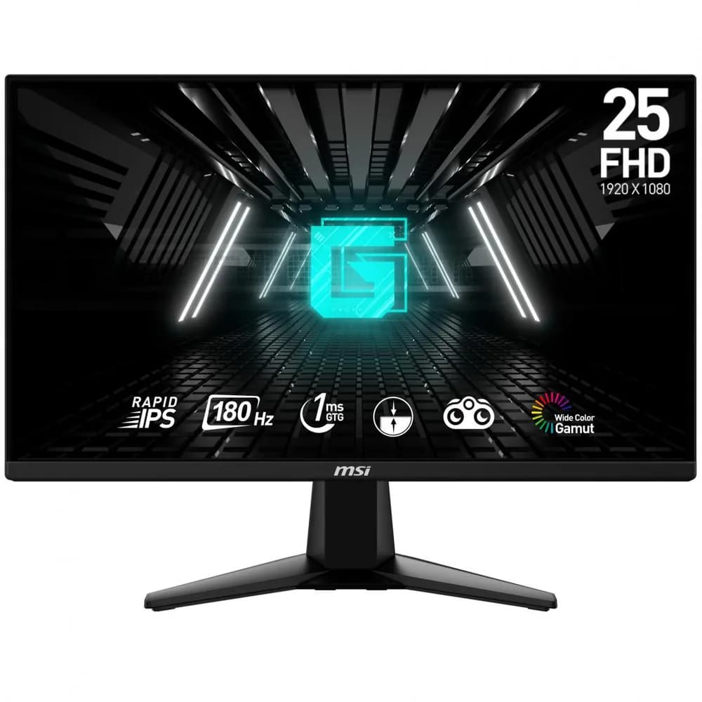 Monitor Consumer MSI G255F, 24.5", 1920 x 1080 pixeli, Black