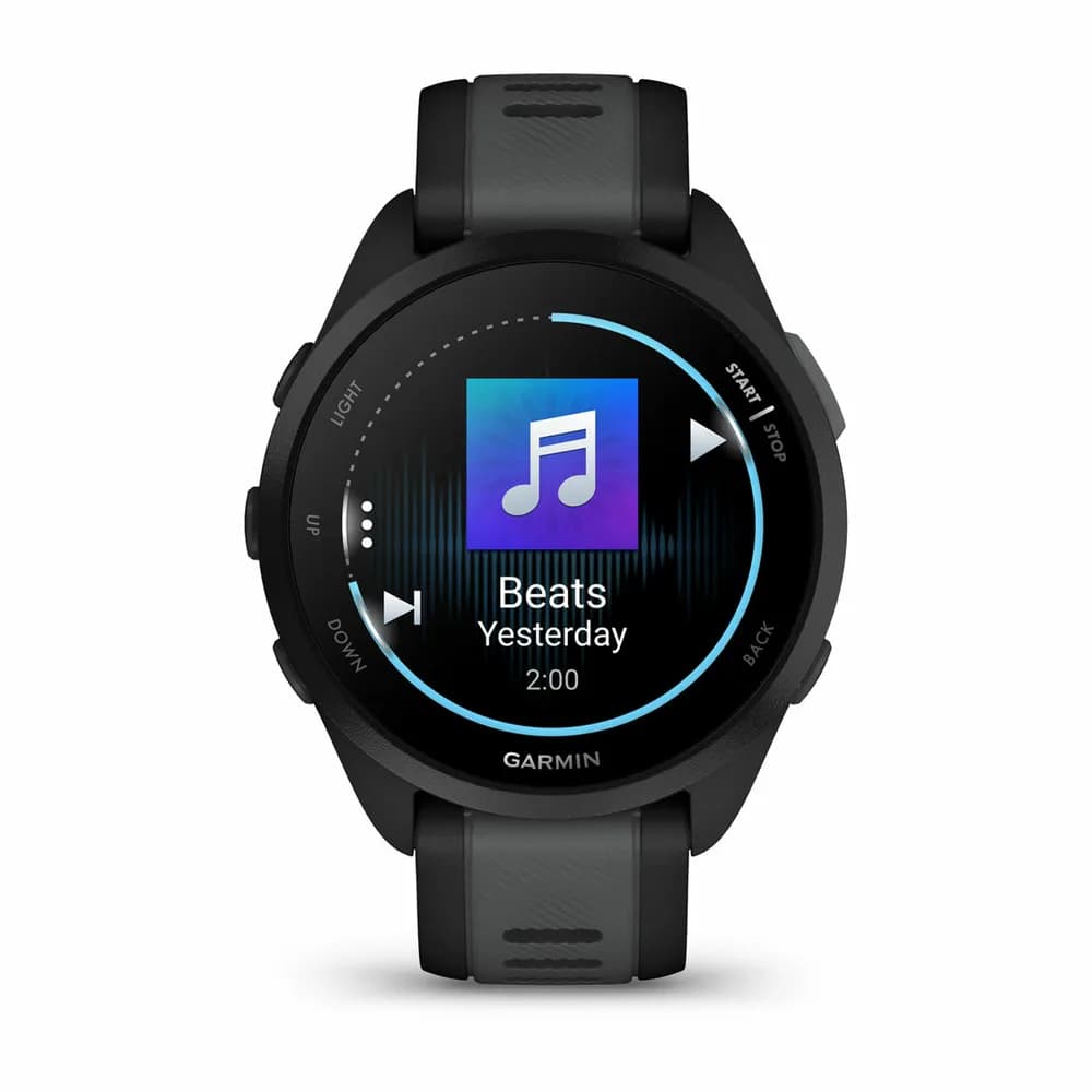 Smartwatch Forerunner 165 Music Black/Slate grey "010-02863-30" — miniatură