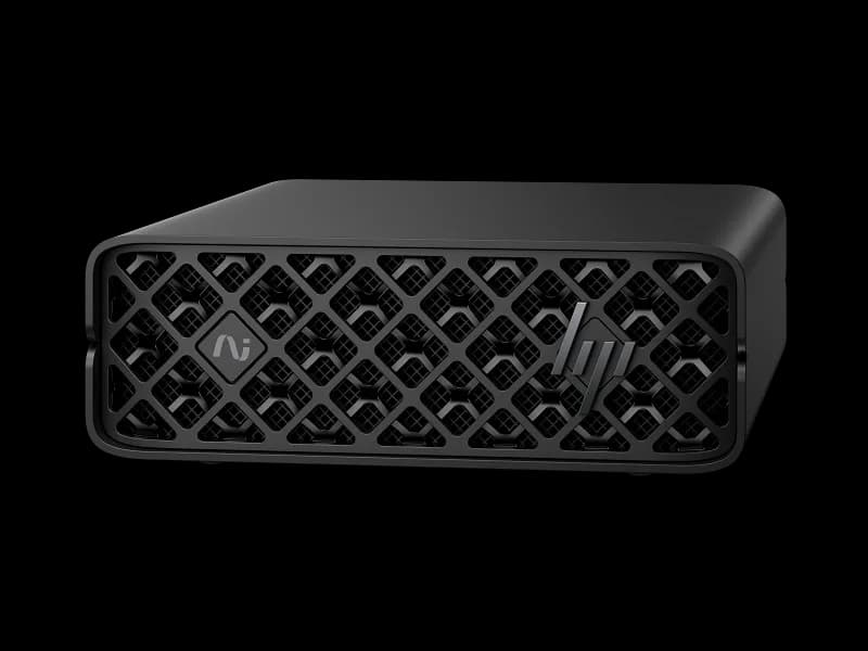 Desktop Workstation HP ZGX Nano G1n cu procesor Nvidia ARM GB10 pana la, 128 GB LPDDR5X, 2TB SSD, GB10 Blackwell GPU, NVIDIA DGX OS, Black — miniatură