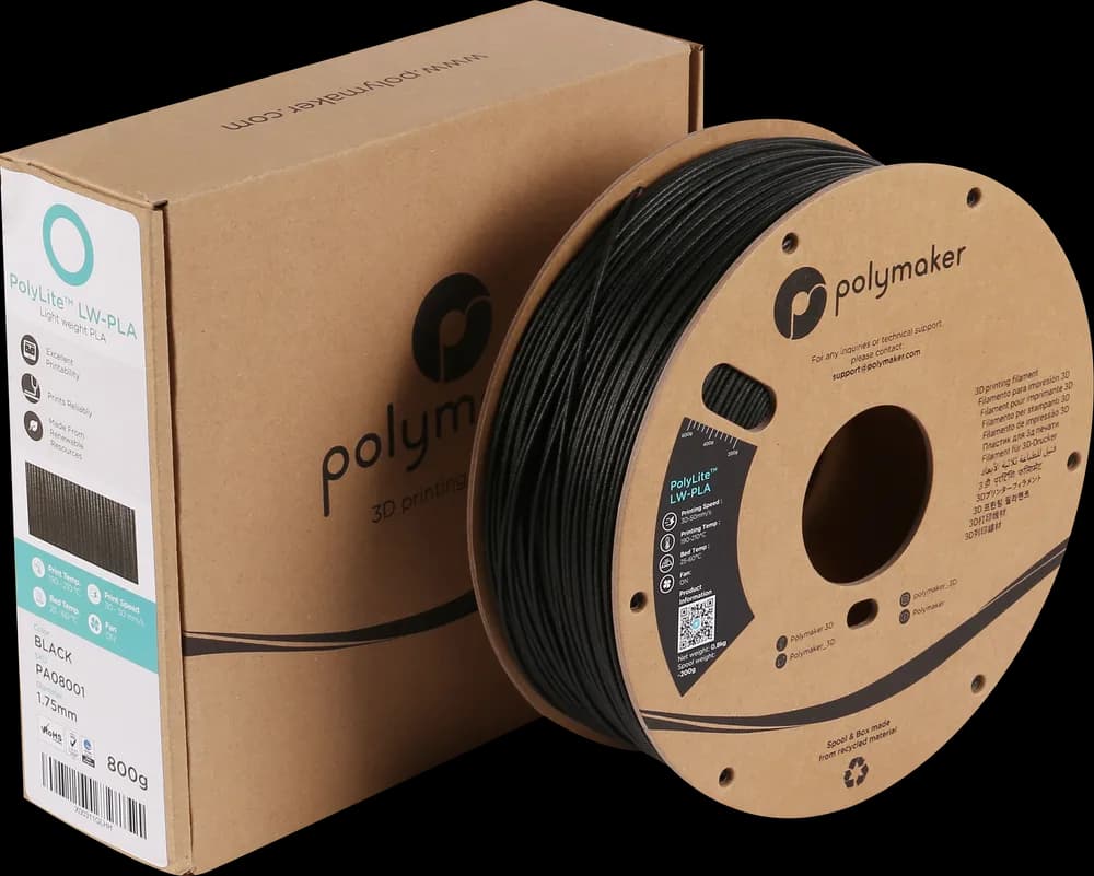 Filament Polymaker PolyLite LW-PLA (PA08001) — miniatură