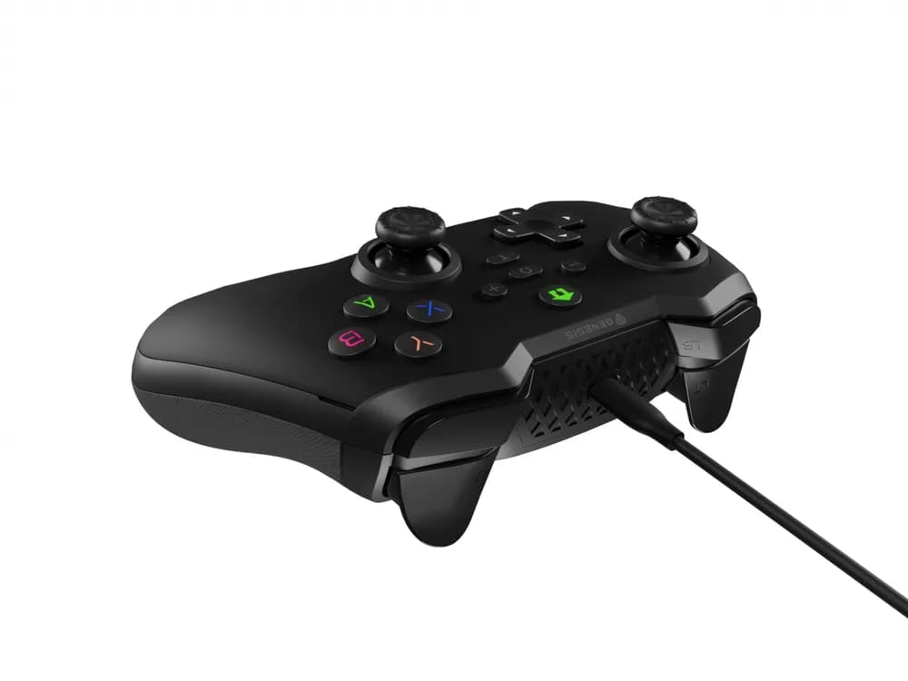 Controller cu fir Genesis Mangan 300, interfata USB, 19 butoane, negru — miniatură