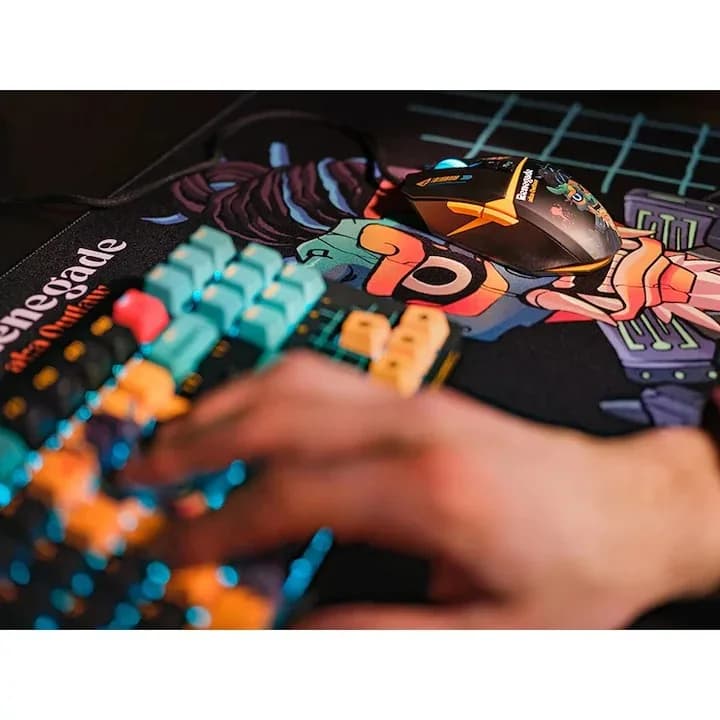 Tastatura A4Tech Bloody "AT87" Alpha Optical Switch Performance Keyboard USB Renegade, US Layout "AT87 Renegad" 4711421 000734 — miniatură