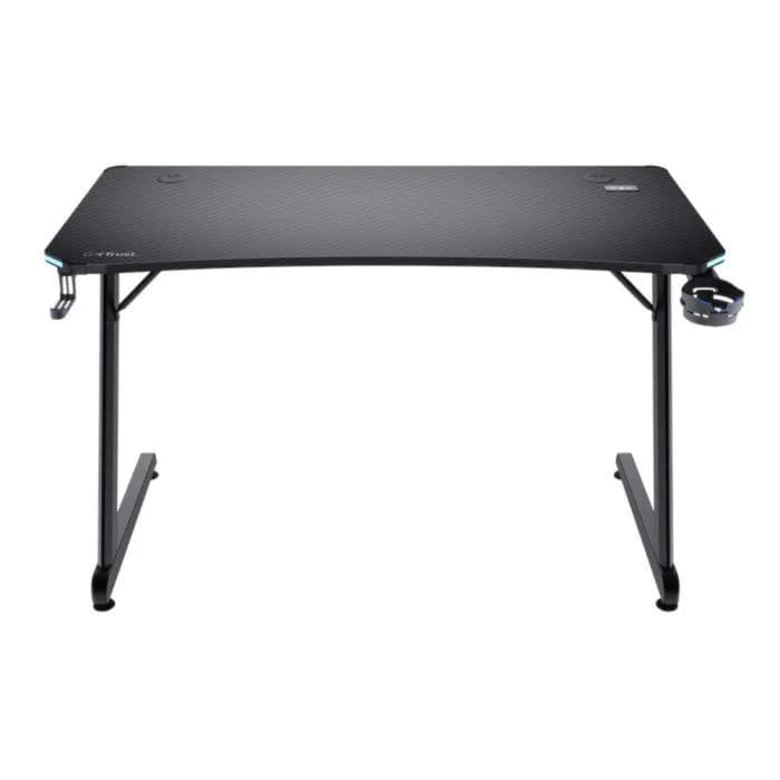 Birou gaming Trust GXT 709 Luminus, iluminare RGB, greutate 15.5 kg, greutate maxima 150 kg, negru — miniatură
