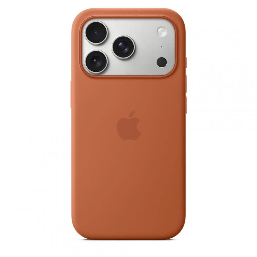iPhone 17 Pro Silicone Case with MagSafe - Terra Cotta — miniatură