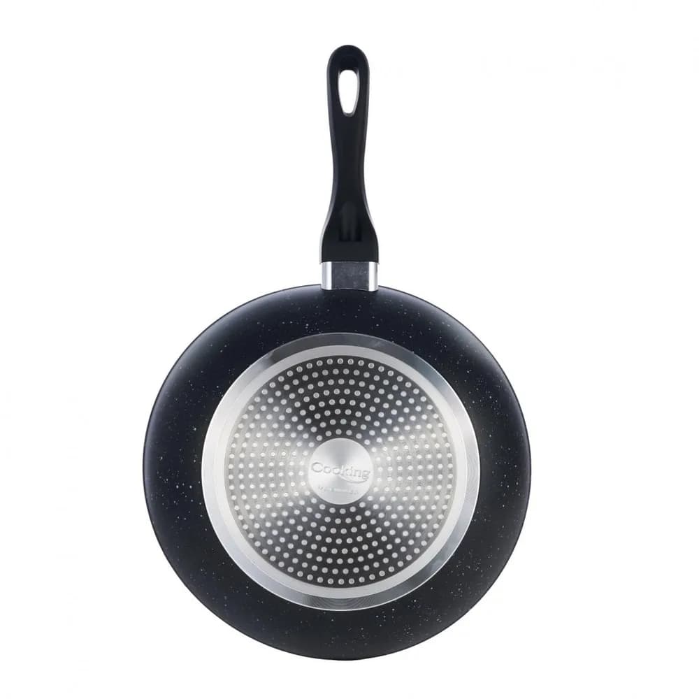 TIGAIE ALUMINIU WOK 30x8 CM, BLACK SAND, COOKING BY HEINNER — miniatură