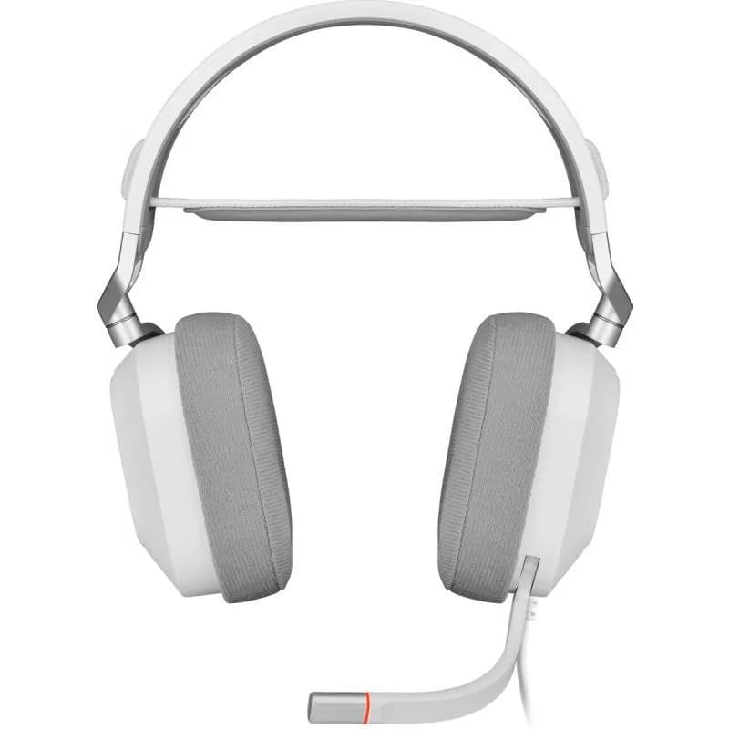 Casti Gaming Head-band Corsair HS80 RGB USB, Wired, Alb — miniatură