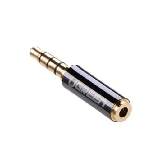 ADAPTOR audio Ugreen, 3.5 mm jack (T) la 2.5 mm (M), aurit "20502" - 6957303825028