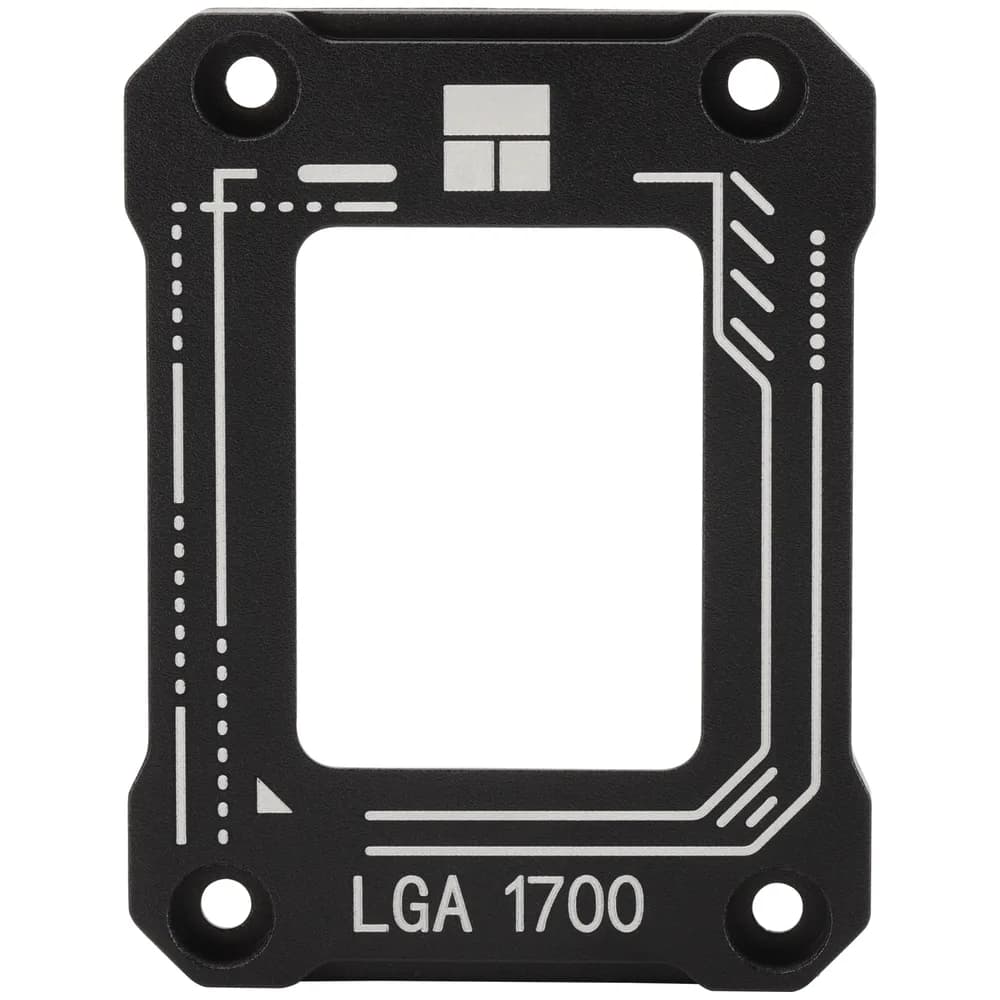 Contact Frame Thermalright, compatibil Intel LGA 1700, aliaj aluminiu, 54x70x6mm, negru, "LGA 17XX-BCF-Black V2" — miniatură