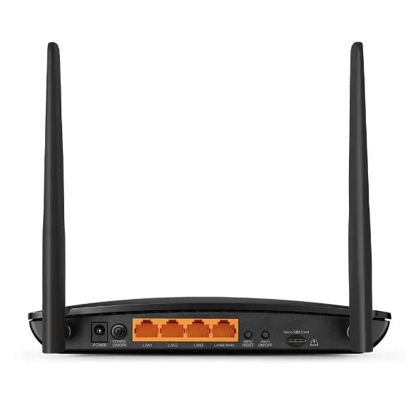 ROUTER TP-LINK wireless. 4G LTE (desktop), 1600Mbps. 3 porturi 10/100/1000Mbps + 1 WAN/LAN Gigabit, Dual Band "Archer MR600" — miniatură