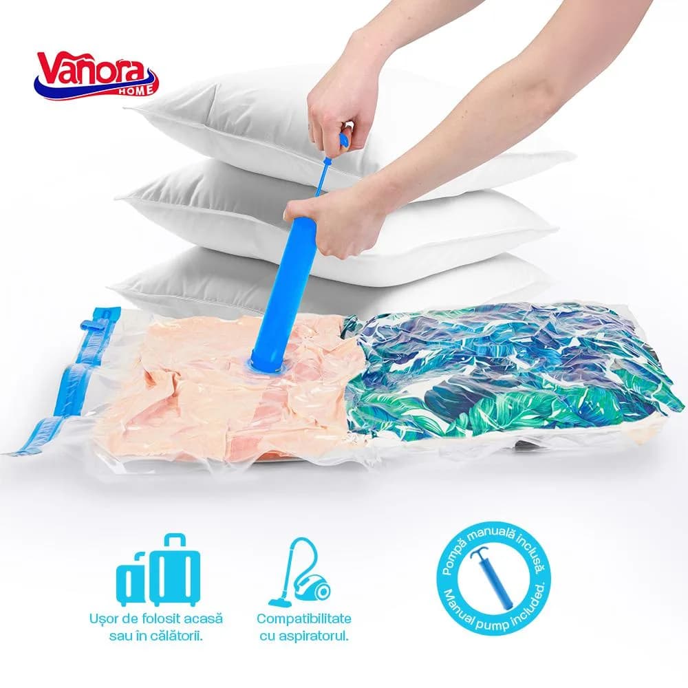 SET 3 PIESE PENTRU VIDARE CU POMPA, VANORA HOME — miniatură