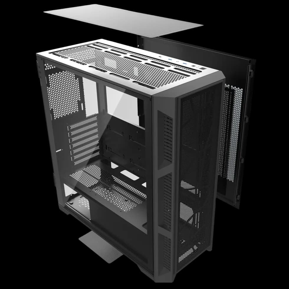Carcasa RAIJINTEK PONOS ULTRA MS4, ATX, Negru "0R20B00226" — miniatură