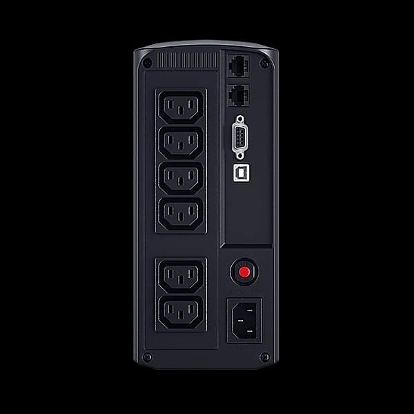 UPS CYBER POWER Line Int. cu management,LCD,tower, 1000VA/ 550W,AVR,6xIEC C13,LCD,1x12V/9Ah,Backup 1-8 min,incarc 8h,USB,RS232,RJ45,GreenP,"VP1000EILCD" — miniatură