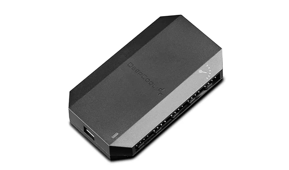 FAN HUB DEEPCOOL FH-10, pt. 10 ventilatoare, control PWM, "DP-F10PWM-HUB" — miniatură