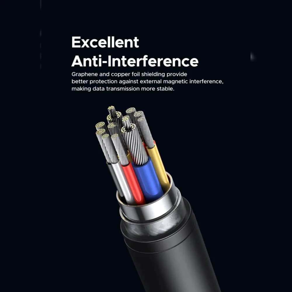 CABLU alimentare si date Ugreen "L703", Fast Charging Data Cable pt. smartphone, thunderbolt 5 120Gbps/240W, USB Type-C la USB 1m, negru "45996" — miniatură