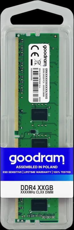 Memorie RAM Goodram GR3200D464L22/16G, 16GB DDR4, 3200MHz, CL22