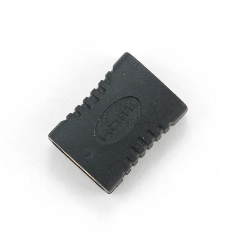 ADAPTOR video GEMBIRD, HDMI (M) la HDMI (M), conectori auriti, black, "A-HDMI-FF" — miniatură