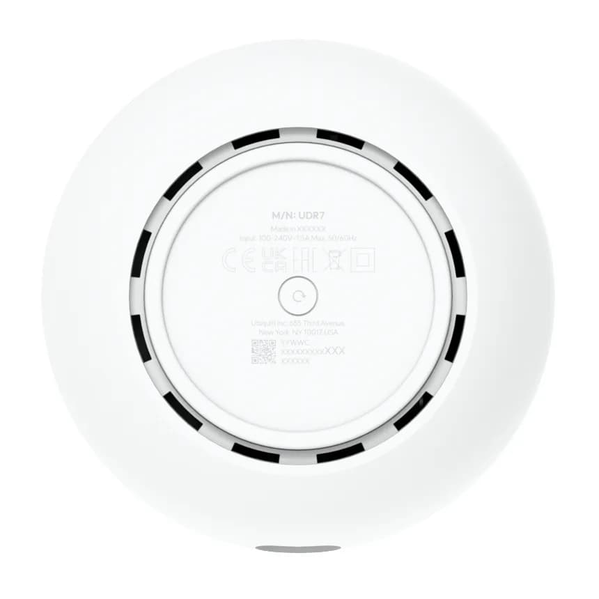 UBIQUITI UDR7-EU Wi-Fi Router Wi-Fi7 4x 2.5GbE 1x SFP+ microSD slot "UDR7-EU" — miniatură