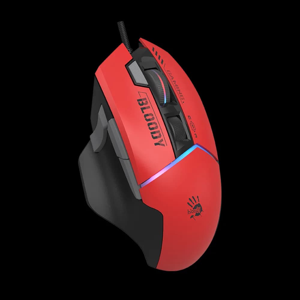 Mouse A4Tech, gaming, Bloody Extra Fire RGB, USB Sports Red, "W95Ultra Sports Red" 4711421 002301 — miniatură