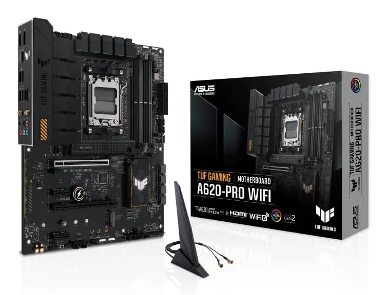 Placa de baza TUF GAMING A620-PRO WIFI AMD, AM5, DDR5, ATX "90MB1FR0-M0EAY0"