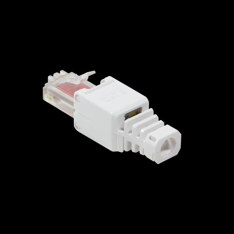 MUFA RJ-45 LOGILINK pt. cablu UTP, Cat6, RJ-45 (T), manson, pentru cablu solid/litat AWG22-24, cablu 5-6.5mm, tool-free,1 buc, "MP0025"