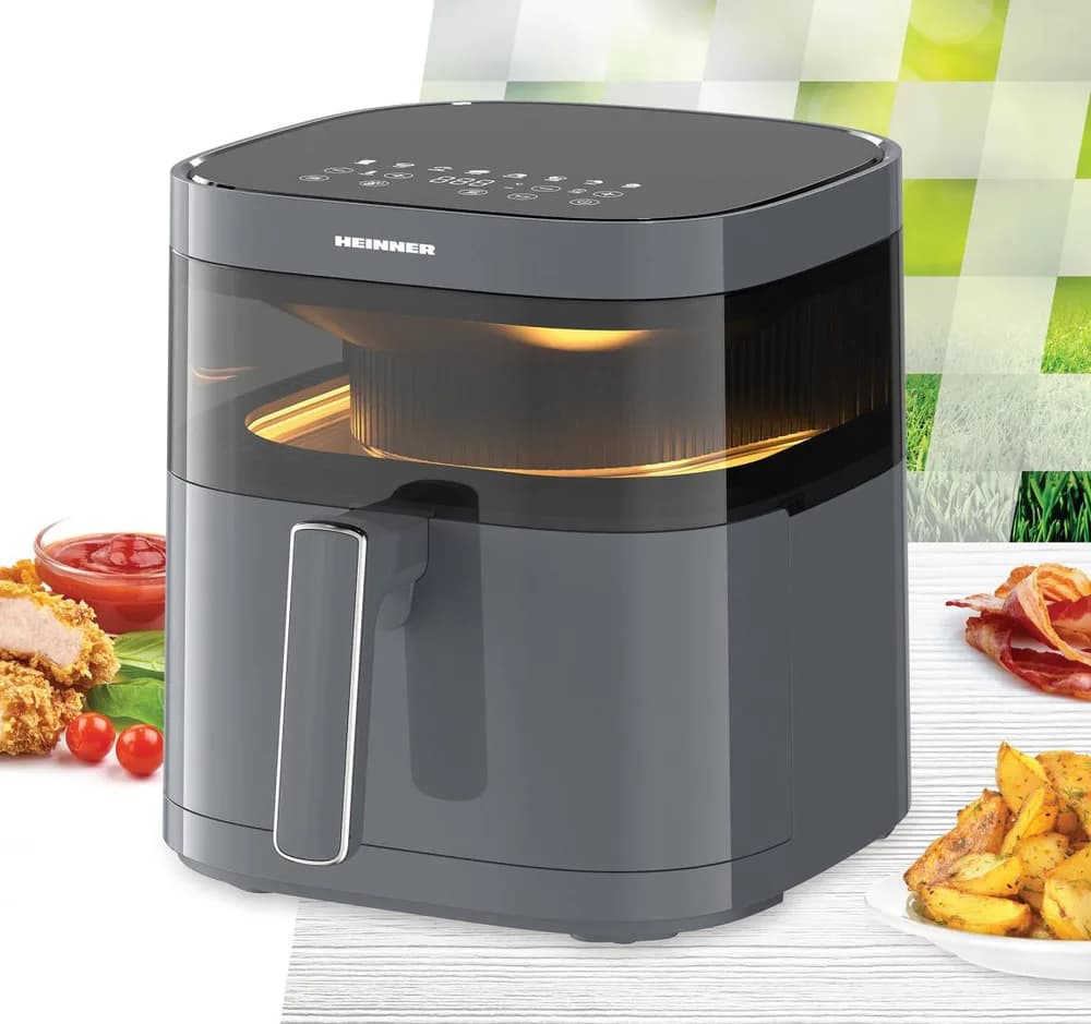 FRITEUZA CU AER CALD HEINNER DualHeat HAF-B6GRY17LG — miniatură