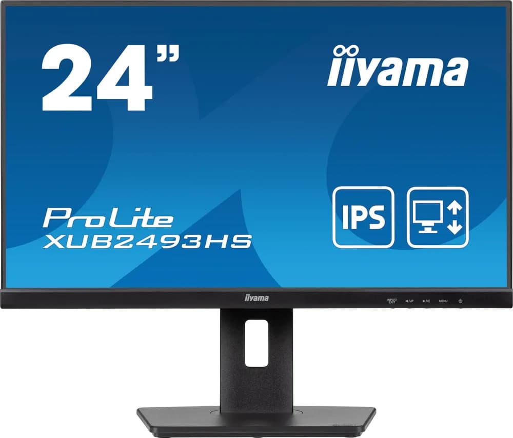 IIYAMA XUB2493HS-B6 24inch ETE IPS-panel 1920x1080 100Hz 250cd/m Speakers HDMI DisplayPort "XUB2493HS-B6" — miniatură