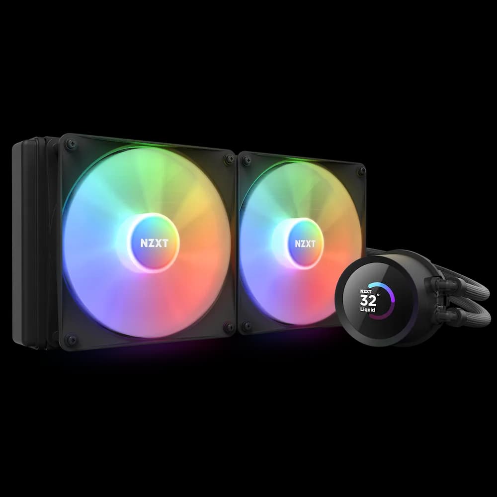Cooler NZXT "Kraken 280 RGB", skt universal, racire cu lichid, ventilator 140 mm x 2, 1500 rpm, iluminat RGB, "RL-KR280-B1"
