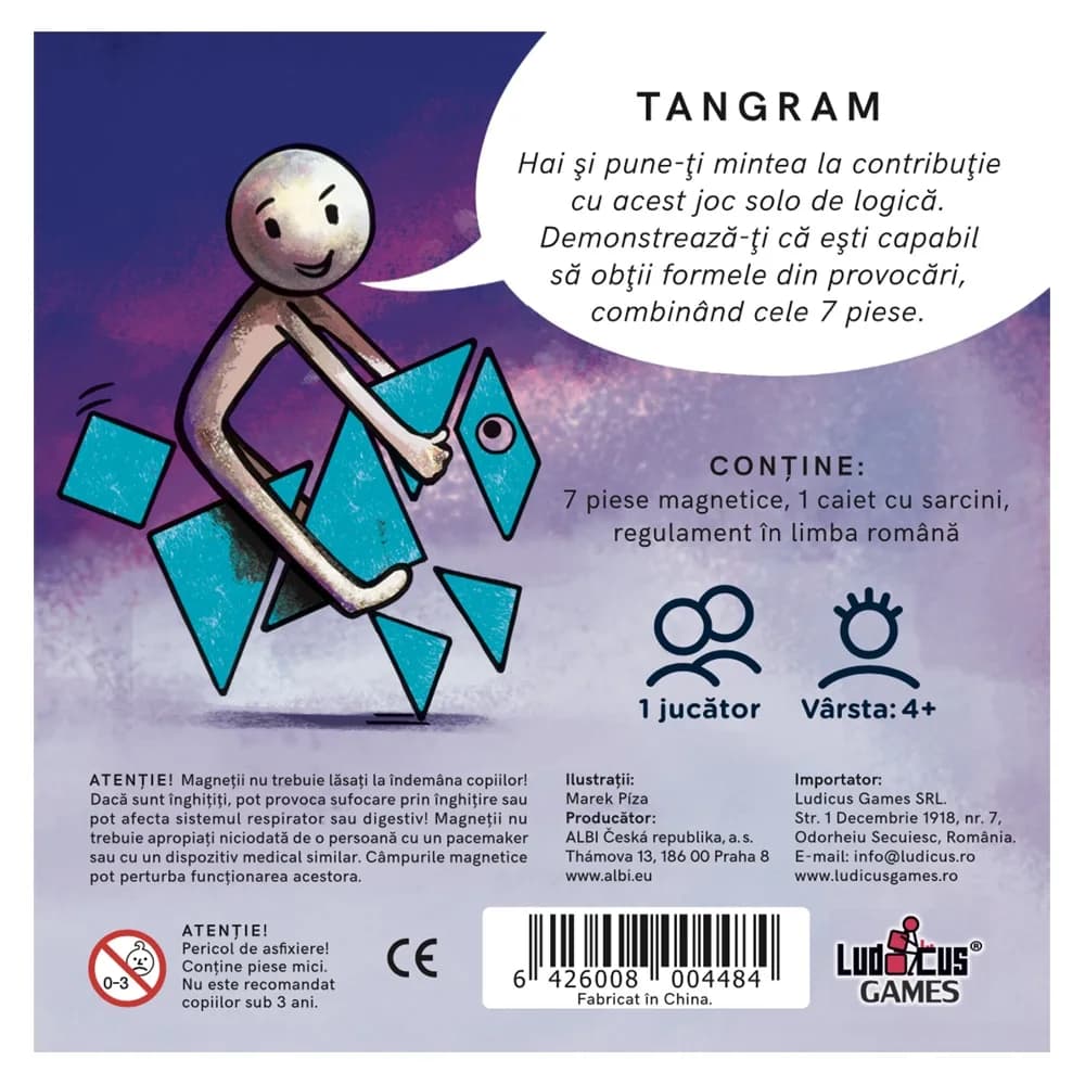 Joc magnetic - Tangram — miniatură