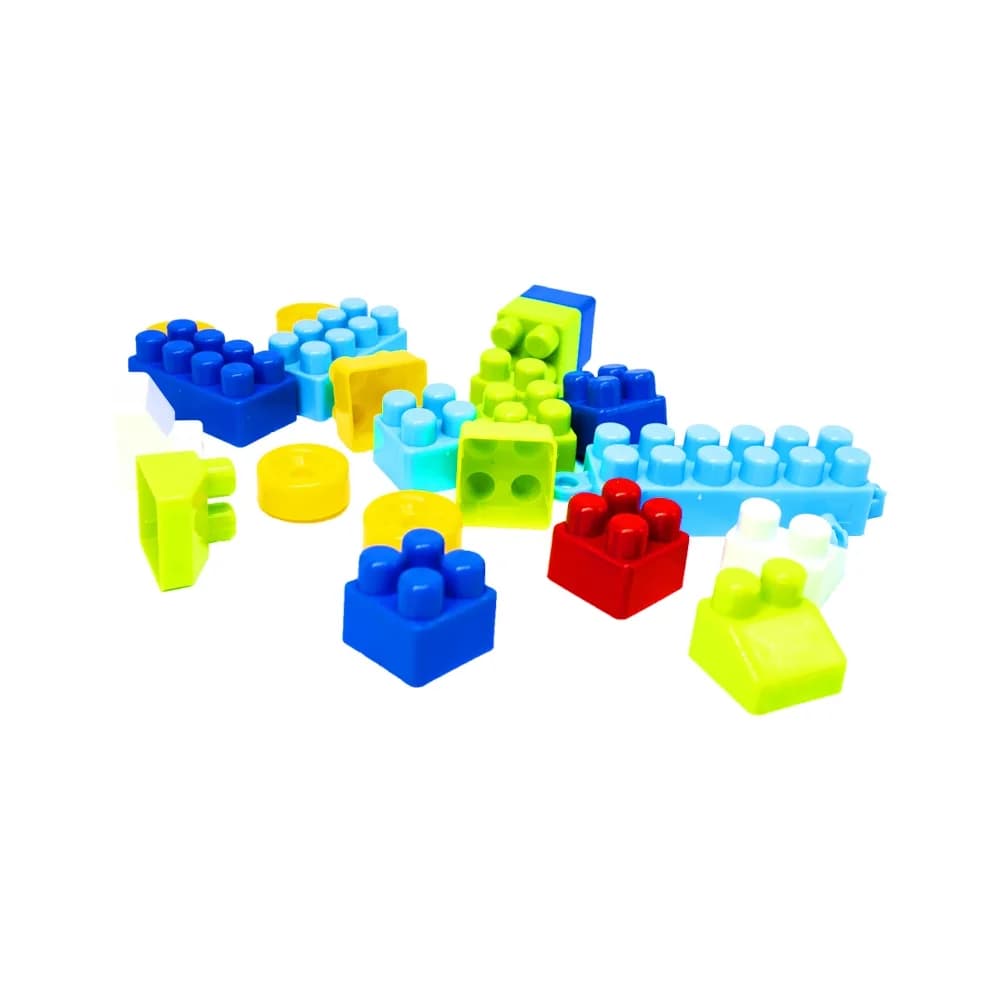 Cuburi constructii ambalaj mare, 320 piese/570g - ROBENTOYS — miniatură