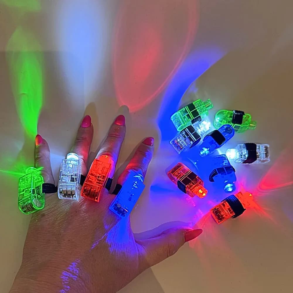 Set de 12 lumini de deget