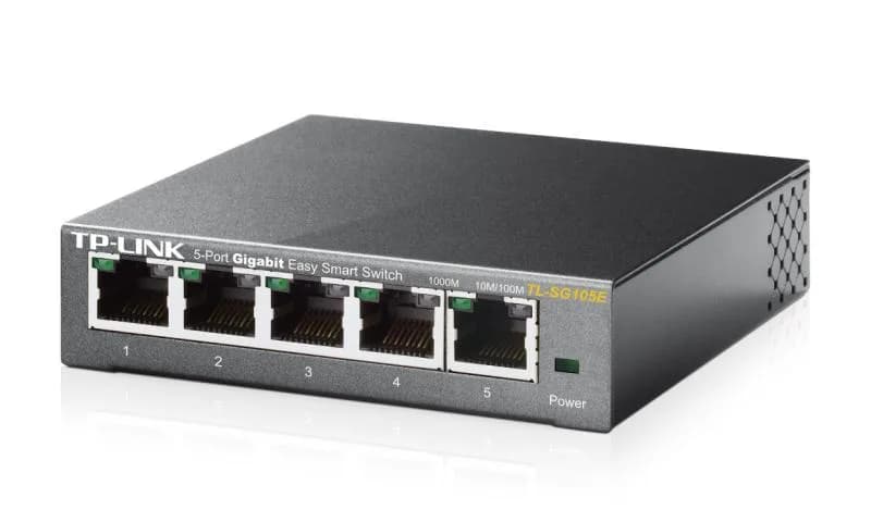 Switch TP-Link TL-SG105E, 5 port, 10/100/1000 Mbps — miniatură