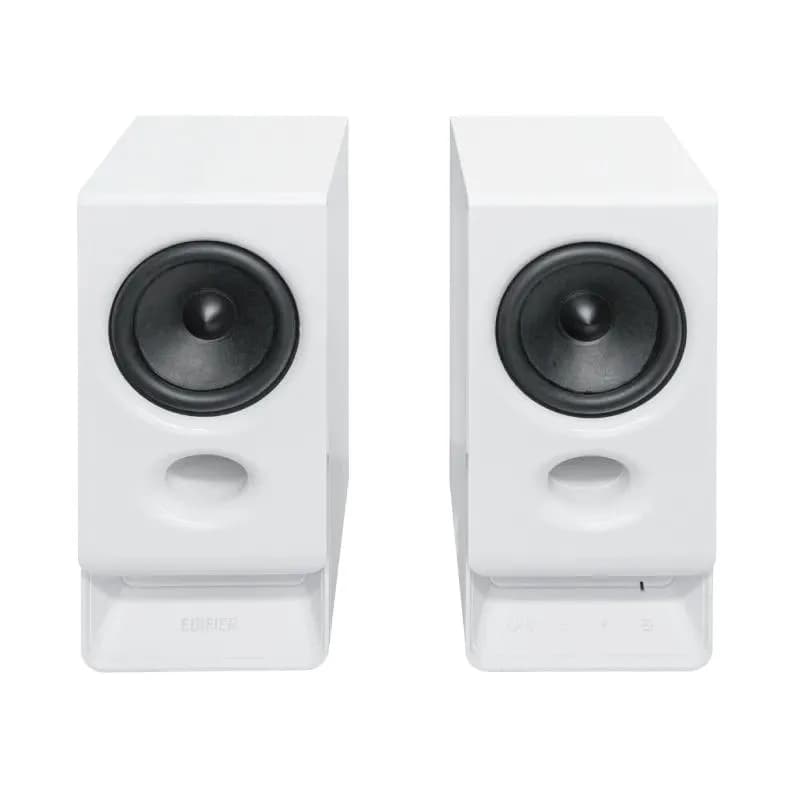 BOXE EDIFIER 2.0, RMS: 5W (2 x 2.5W), bluetooth v6.0, volum, mufa casti, touch panel, AUX/USB-C, Edifier App, USB power, MDF, white, "R20BT-W" — miniatură