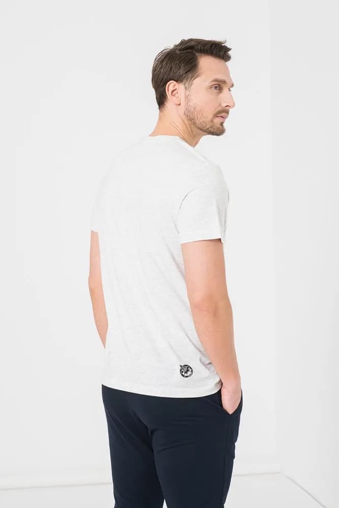TRICOU CASUAL DRACON BARBATI LIGHT GRAY-XXL — miniatură